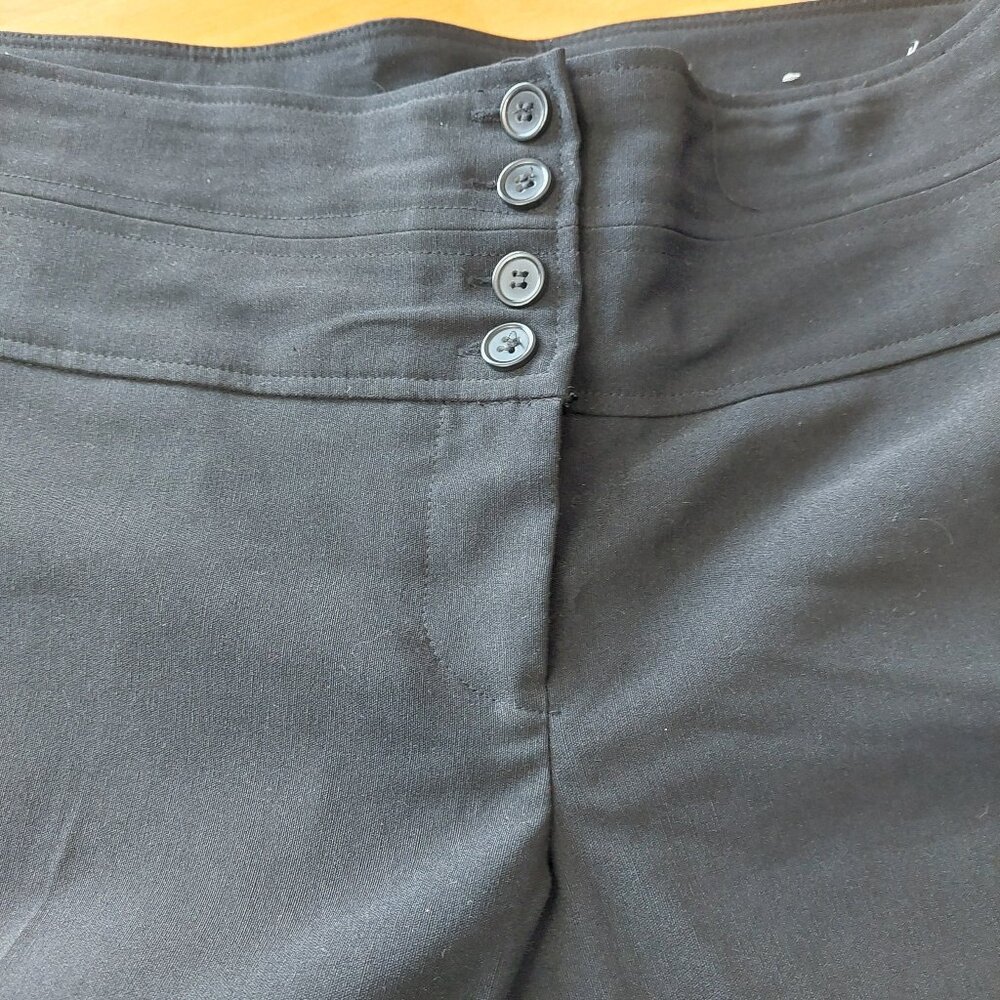 Suzy Shier Women's Black High Waisted Black Dress Pants Size 15/16 - Picture 3 of 8